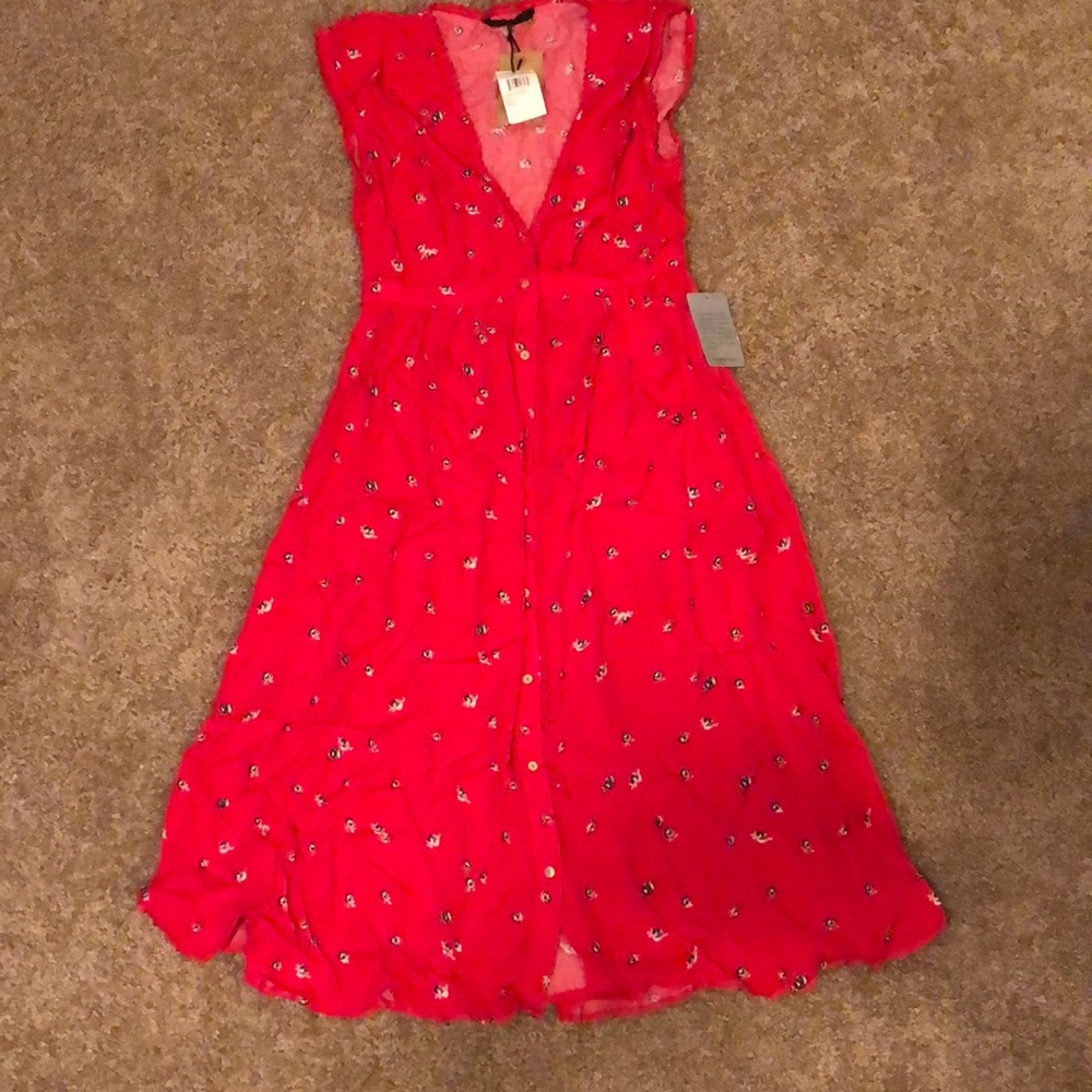 🔺Knot Sisters floral midi dress🔺